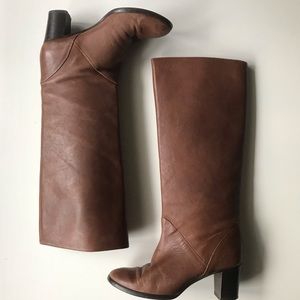 J. Crew Sutton Midheel Leather Boots 👢